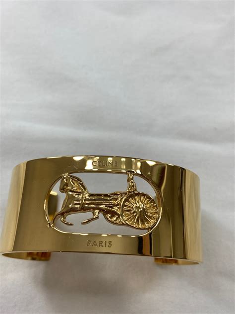 celine gold cuff bracelet price|Celine Bracelets .